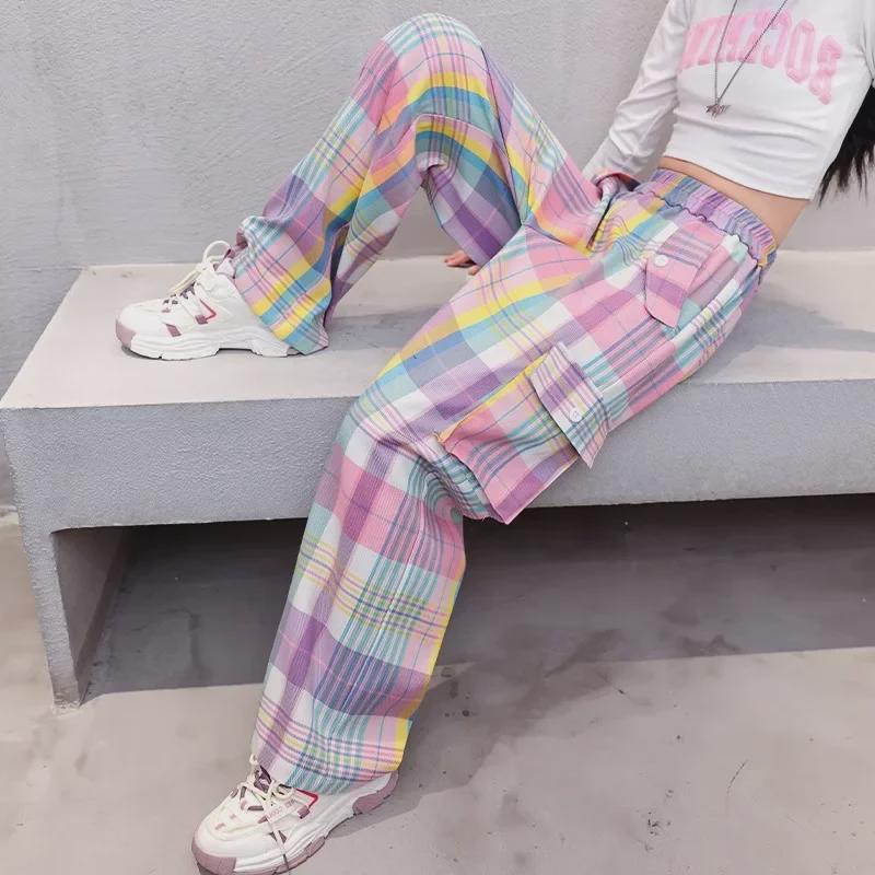 Girls' Wide-Leg Casual Overalls for Spring/Summer 2024 – New Dopamine Trousers for Big Kids