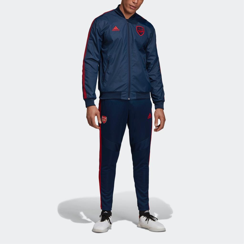 Adidas Arsenal Zip Collar Sports Long Sleeve Jacket Men Jacket Navy-Blue EH5610