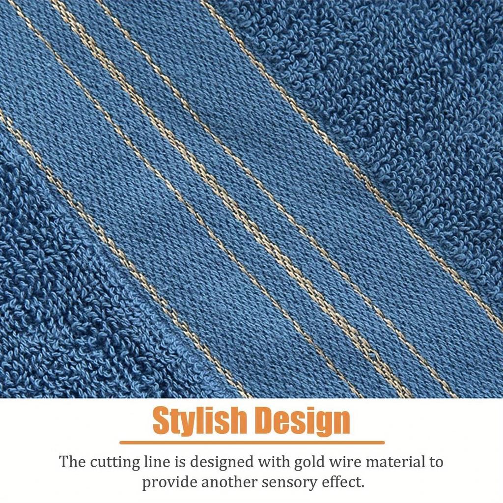 Cotton Thickened Absorbent Towel with Embroidery