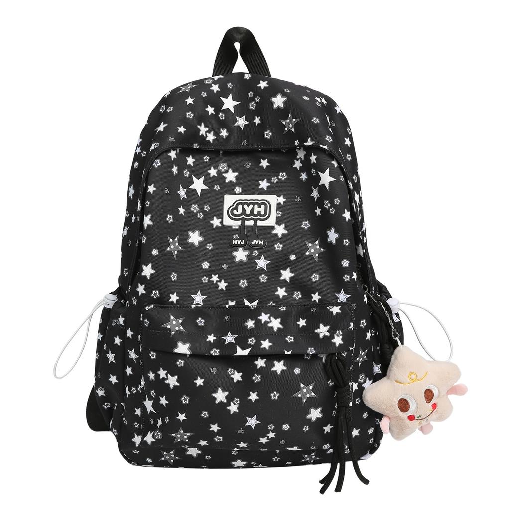 Schoolbag Korean niche star backpack ins wind fashion sweet wind student schoolbag junior high school versatile campus backpack