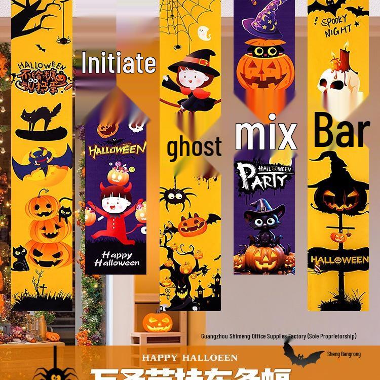 Halloween Pumpkin Photo Props & Costume Decor Background Wall Scene Set