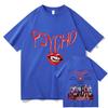 BABYMONSTER PSYCHO T-shirt 100% Coton T-shirt Graphique Hauts Tendance T-shirts Manches Courtes Col Rond Unisexe Confort Vêtements Doux