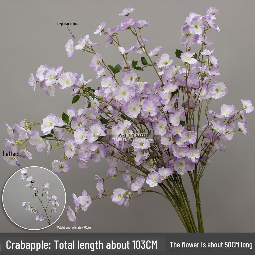 10-Piece Purple Series Artificial Floral Set: Ground Row, Aisle, and Burgundy Wedding Decoration Flowers