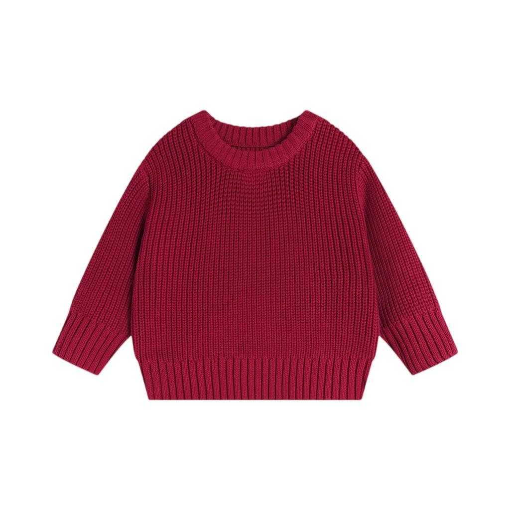 Girls' Knit Base Layer - Round Neck Baby Thermal Top