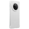 Huawei Mate70 Phone Case, Sleep Full Coverage Anti-Drop Leather Anti-Drop Leather Case, Smart View Window No Flip Cover Answering, Gray And White