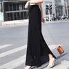 Elegant Fashion Harajuku Slim Fit Female Clothes Loose Casual All Match Chiffon Wide Leg Pants High Waist Split Skirt Pants