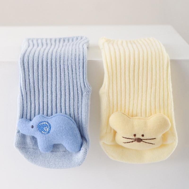 Toddler Floor Socks Cartoon Antislip Baby Newborn Indoor Socks For Baby Solid Color Non Slip Infant Floor Socks