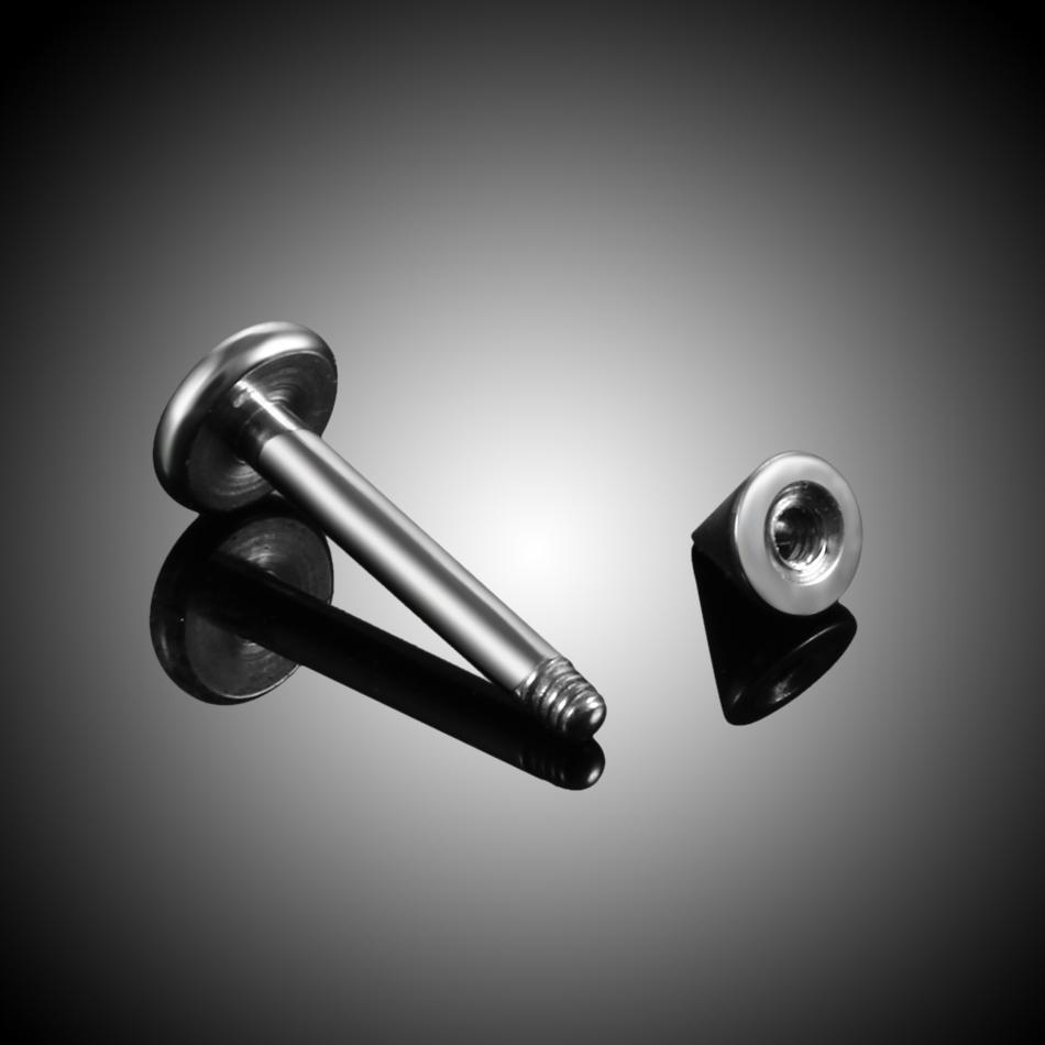 1PC G23 Titanium Spike Labret Piercing Lip Monroe Stud Nose Orelha Ear Cartilage Tragus Helix Piercing Punk Body Jewelry 16G