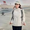 Camel Outdoor Windproof and Waterproof Hooded Softshell Jacket