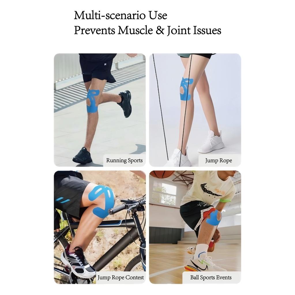 Knie-Schmerzlinderungs-Pflaster Elastisches Kinesiologie-Tape zur Muskel- und Gelenkunterstützung