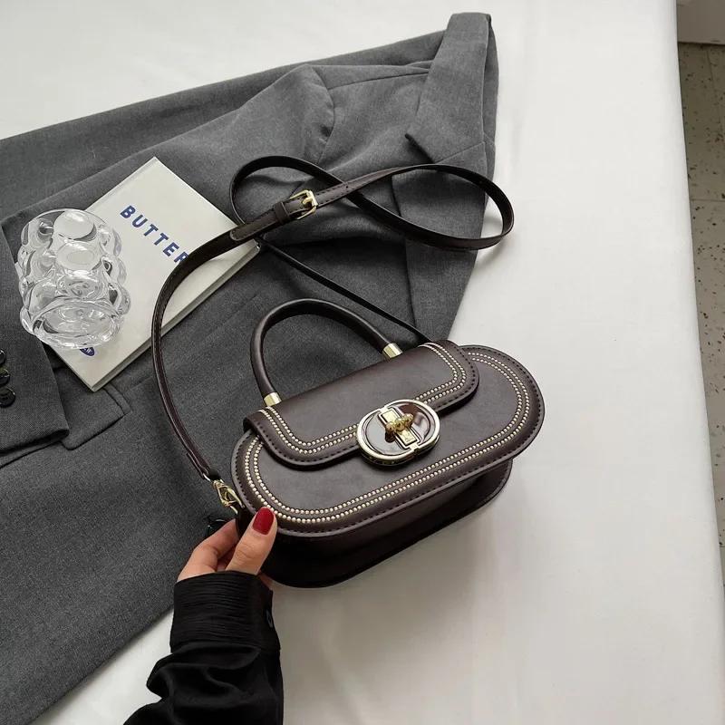 Fashion Ladies Bag Retro Girls Armpit Bag European Ladies Hundred Shoulder Crossbody Bag