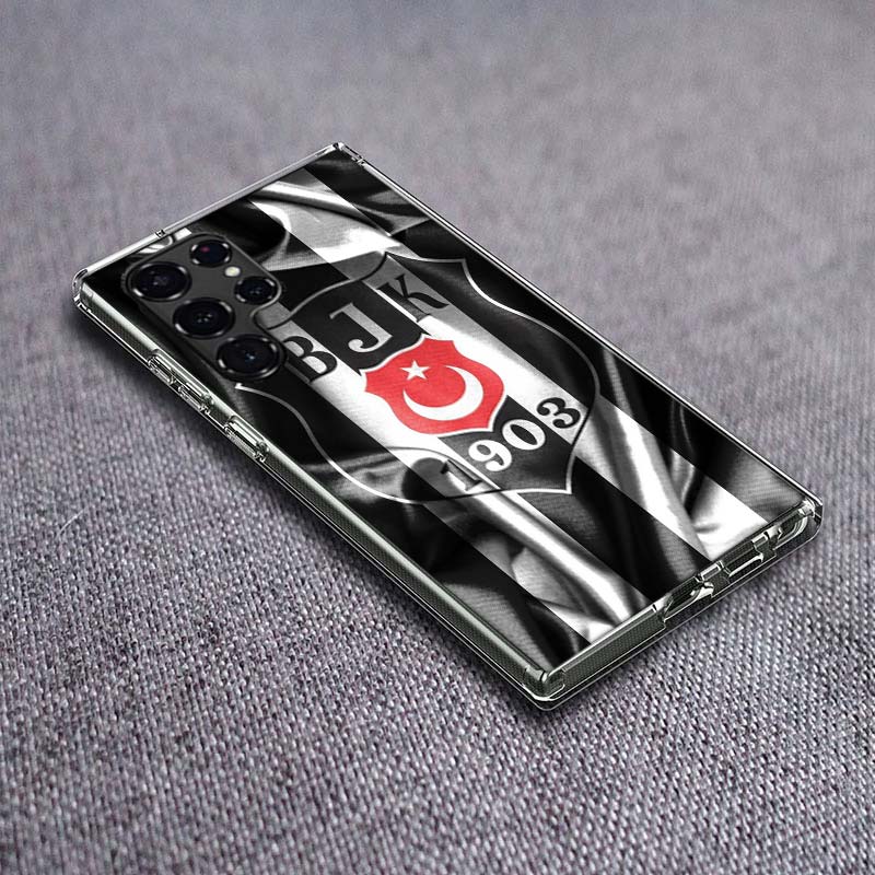 Fashion Besiktas BJK Phone Case For Samsung Galaxy S24 S23 S21 S20 FE S22 S26 Ultra S25 Edge S10 Plus Cover Clear TPU Capa Shell