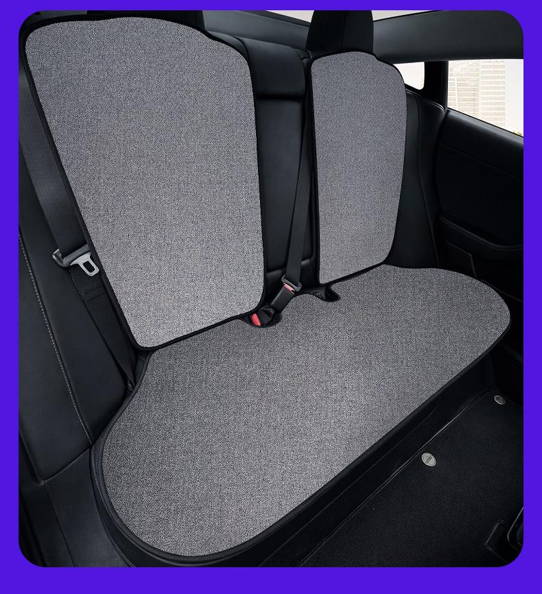 Tesla Model 3/Y Car Seat Covers: Durable, Full Coverage & Wear-Resistant for Front and Rear Seats