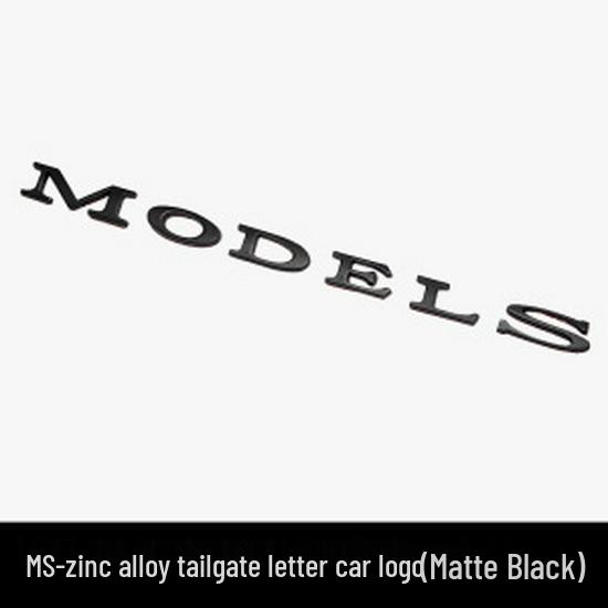 Tesla Model 3/Y/S/X High-Performance Zinc Alloy Rear Car Badge