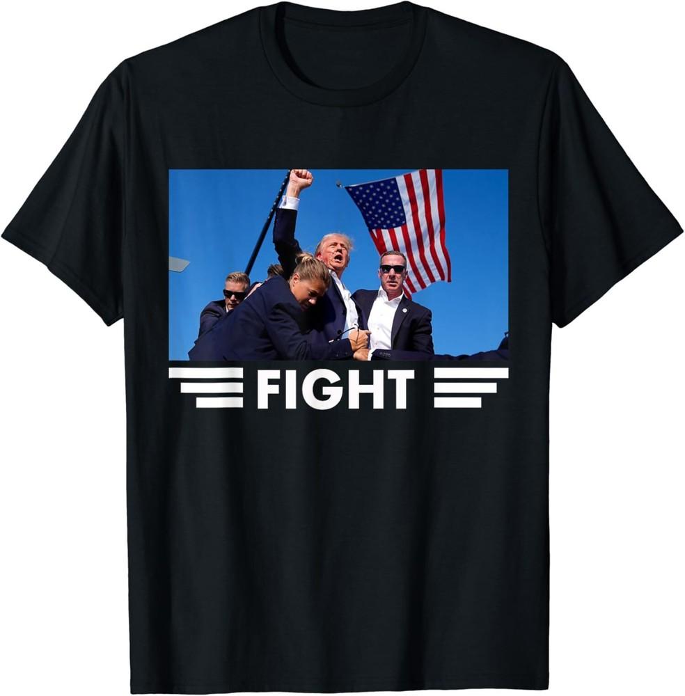 Donald Trump Fight Fist 2024 Election T-Shirt Unisex T-Shirt M
