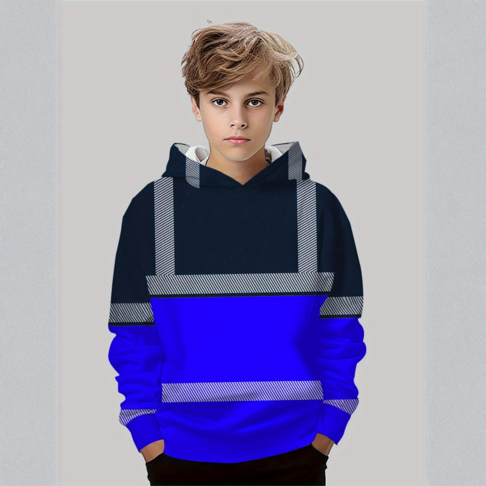 

Мужская уличная толстовка - Активная флисовая толстовка с подкладкой 12 синий