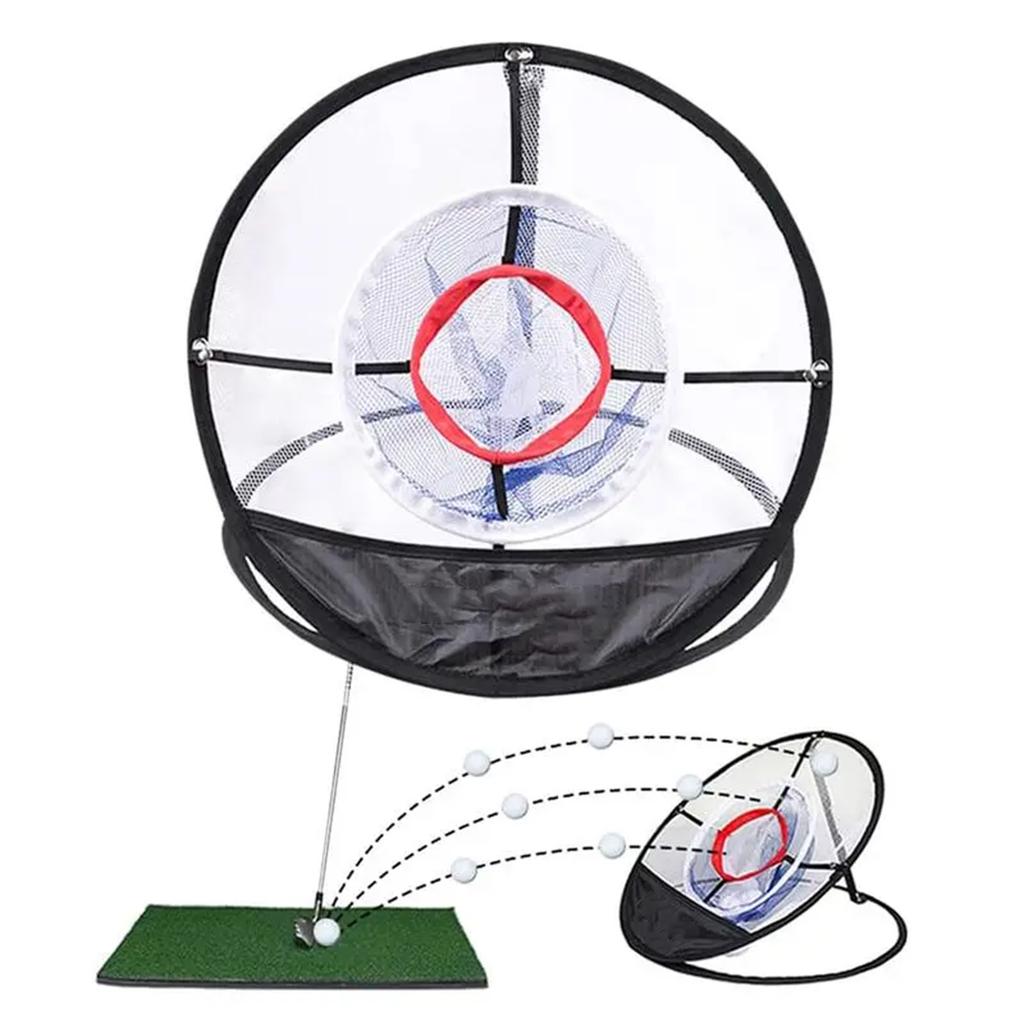 Golf Portable Club Cutting Practice Net Available Indoor And Outdoor Functions