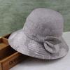 New Hat Ladies Bucket Hat Bow Sunscreen Sun Hat Summer Light Breathable Basin Hat Sun Hat Outdoor