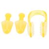Soft Silicone PC Swimming Ear Plugs Nose Clip Set for Waterproof Surfing Diving SportsYellow
