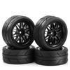 1/10 RC Rally Racing Car Tires Rubber Tyre 12mm Hex for HPI HSP KYOSHO Tamiya XV02 XV01 TA06 TT01 TT02 PTG2 RC Car Upgrade Parts