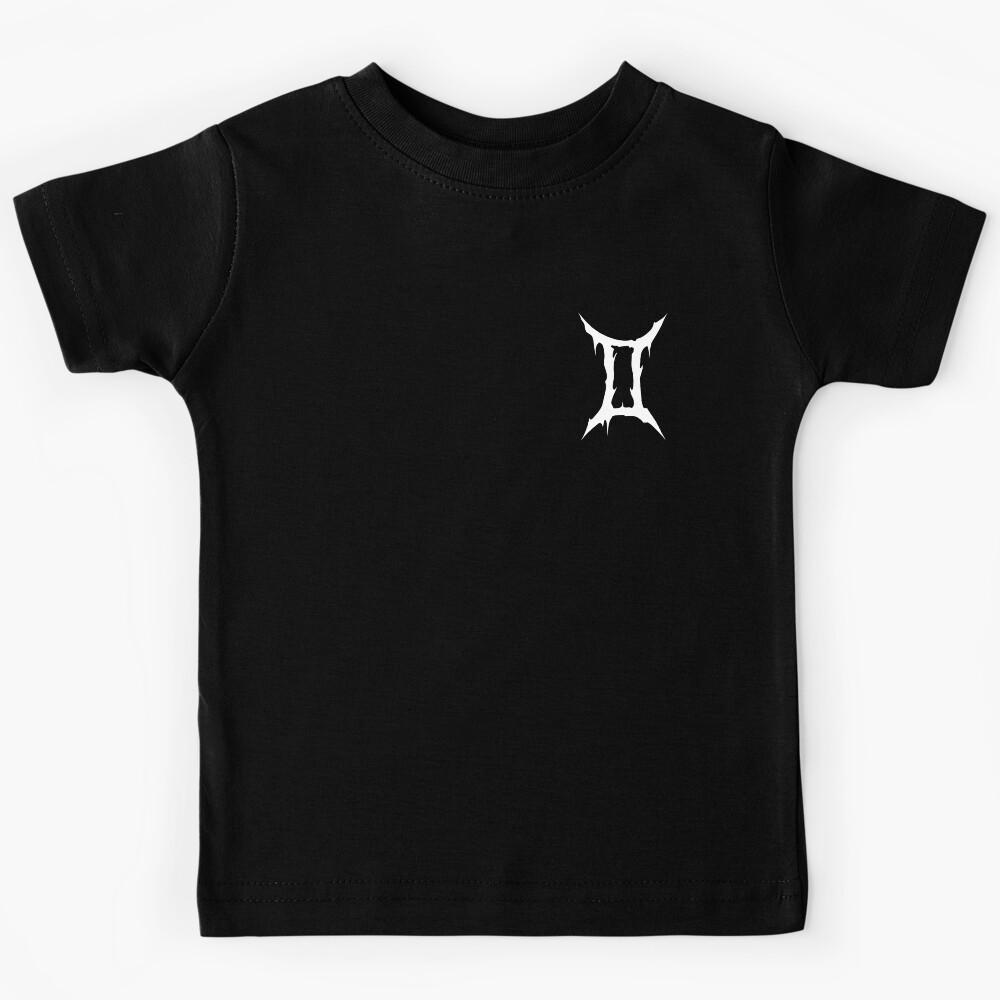 Gemini Heavy Metal Symbol Kids T-Shirt 120