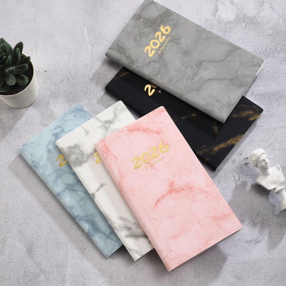 To Do List Appointment Notebooks A6 English Notepad High Quality 2026 Agenda Book  School Office