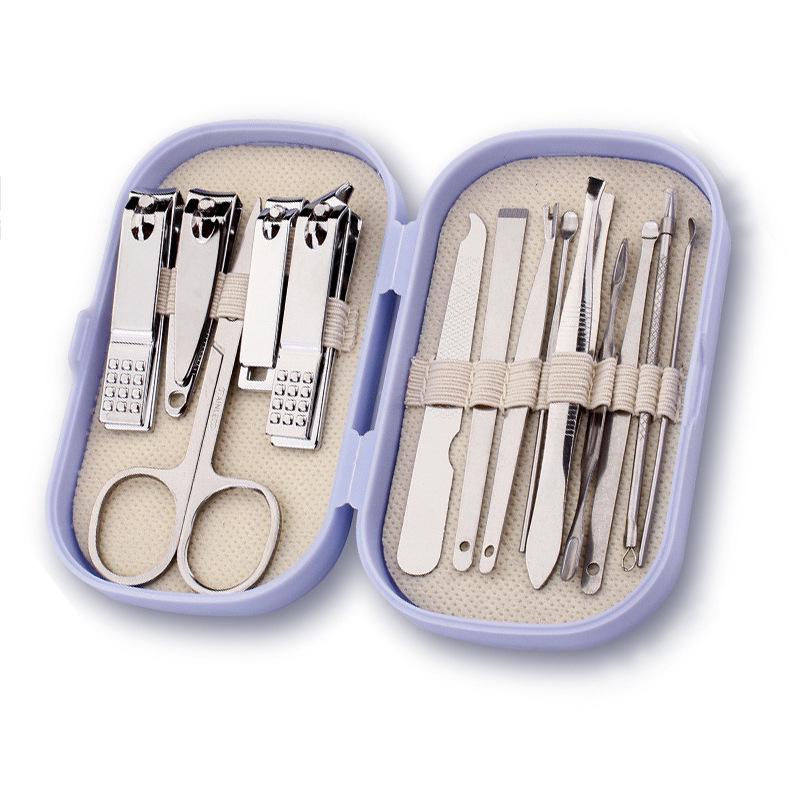 8-Piece Nail Clipper & 14-Piece Manicure Set with Foot Care Storage Box
