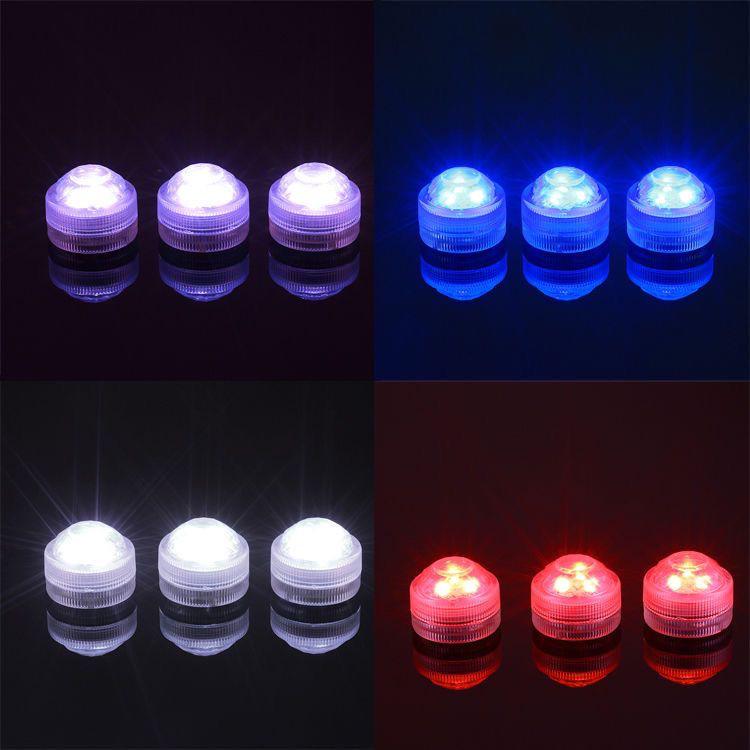 RGB Seven-Color Wireless LED Diving Lights: High-Brightness, Waterproof, Remote-Controlled for Fish Tanks & Pools