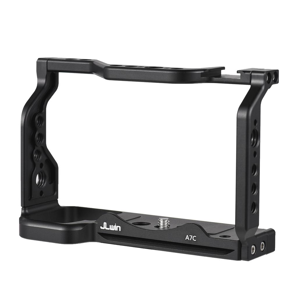 JLwin Protective Camera Cage Aluminum Alloy with Quick Release Plate Cold Shoe Mount Magnetic