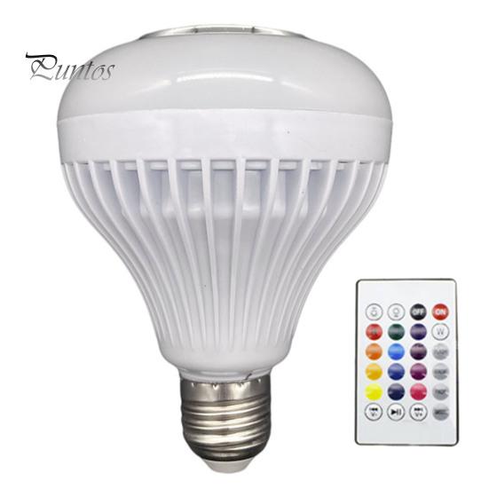 Night Lamp 1 Set Party Bulb High Brightness Flicker Free Multiple Lighting Modes LED Light Stereo Sound Wide Application Bluetooth-compatible