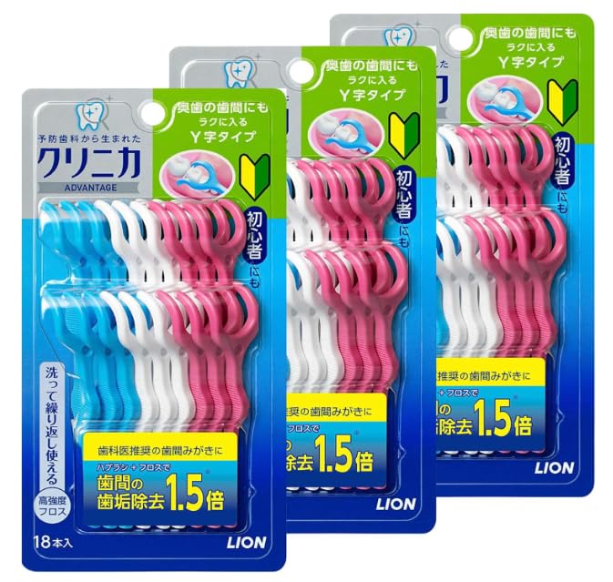 

of Clinica Advantage Floss 18 pieces per [Set 3] Y-type, pack. белый