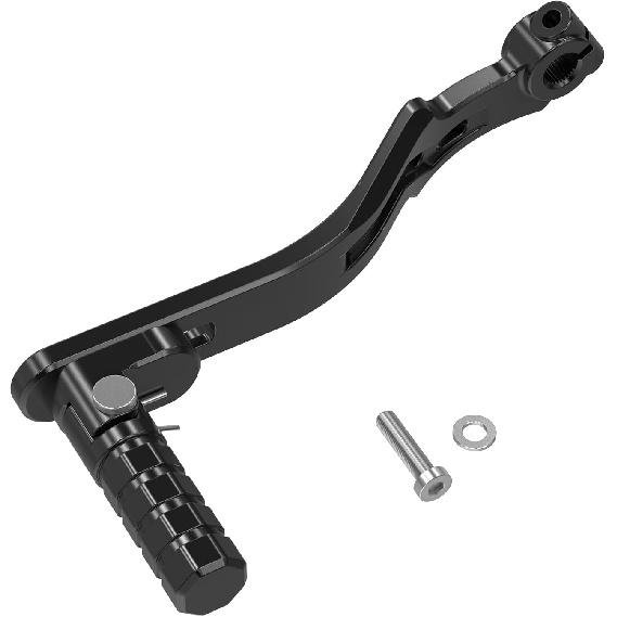 

NICECNC Folding Gear Lever Compatible with Yamaha Raptor 700R 2013 2014 2015 2016 2017 2018 2019 2020-2026, Billet Aluminum CNC Machined, Package чёрный