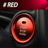 SKYBELL Engine Start Starter Button Cover Ring 2-piece Set for Mazda Cx-3 Cx-4 Cx-5 Atenza and Others (Red)