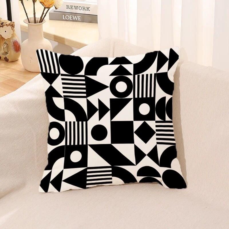 Nordische Geometrische Linien Kissenbezug Sofa Kissenbezug Körper Schlafkissen Bett