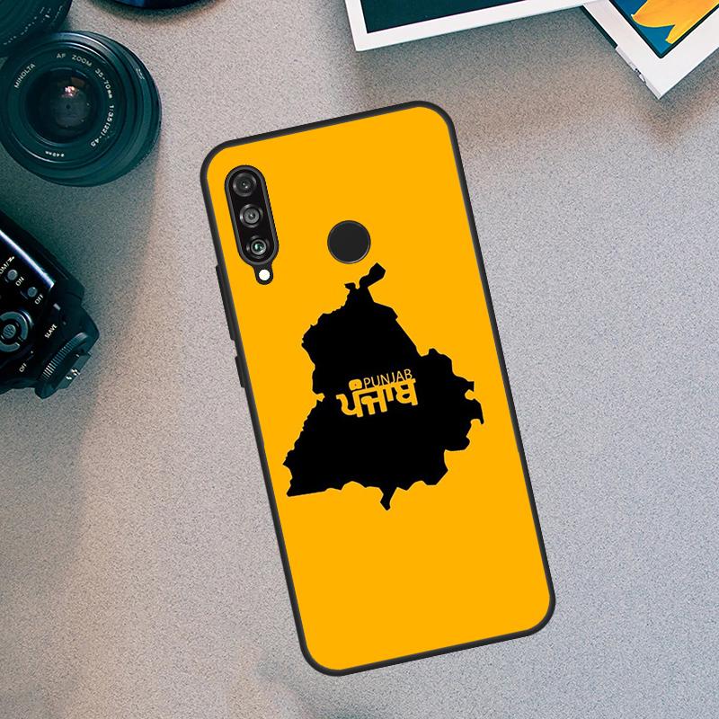 Punjab Map Outline For Huawei Nova Y70 Y91 Y72 Y73 Y60 Y90 Y61 8i 7i 11i 12i 12s 9 10 SE P20 P30 P40 Lite Case
