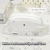 Cream White Pencil Case Large Capacity Stationery Bag Durable Pencil Pouch Students