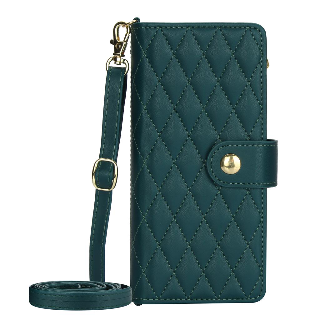 Crossbody Zipper Cards Solt Wallet Leather Case For Samsung Z Fold 7 6 5 4 3 5G Fold6 Fold5 Lanyard Kickstand Bag Pocket Cover