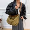 CANVAS Solid Color Zipper Casual Tote 2026 Classic Simple Versatile Shoulder Bags Four Seass Daily Commute Women's Handbags
