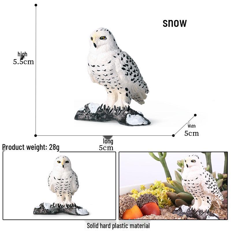Polar Wildlife Animal Model Toy Set: Polar Bear & Penguin