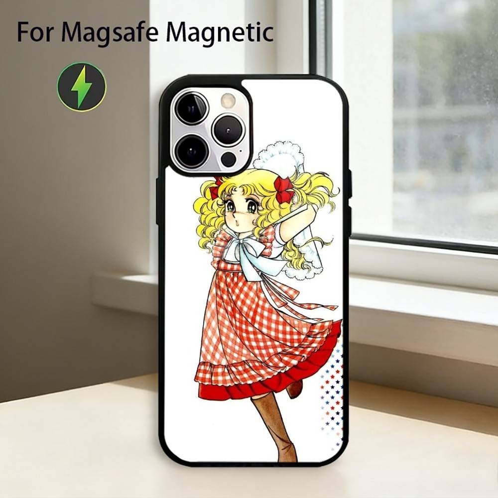 A-Anime Candy Candy Phone Case For iPhone17,16,15,14,13,12,11 Plus,Pro Magnetic with Magsafe Wireless Charging