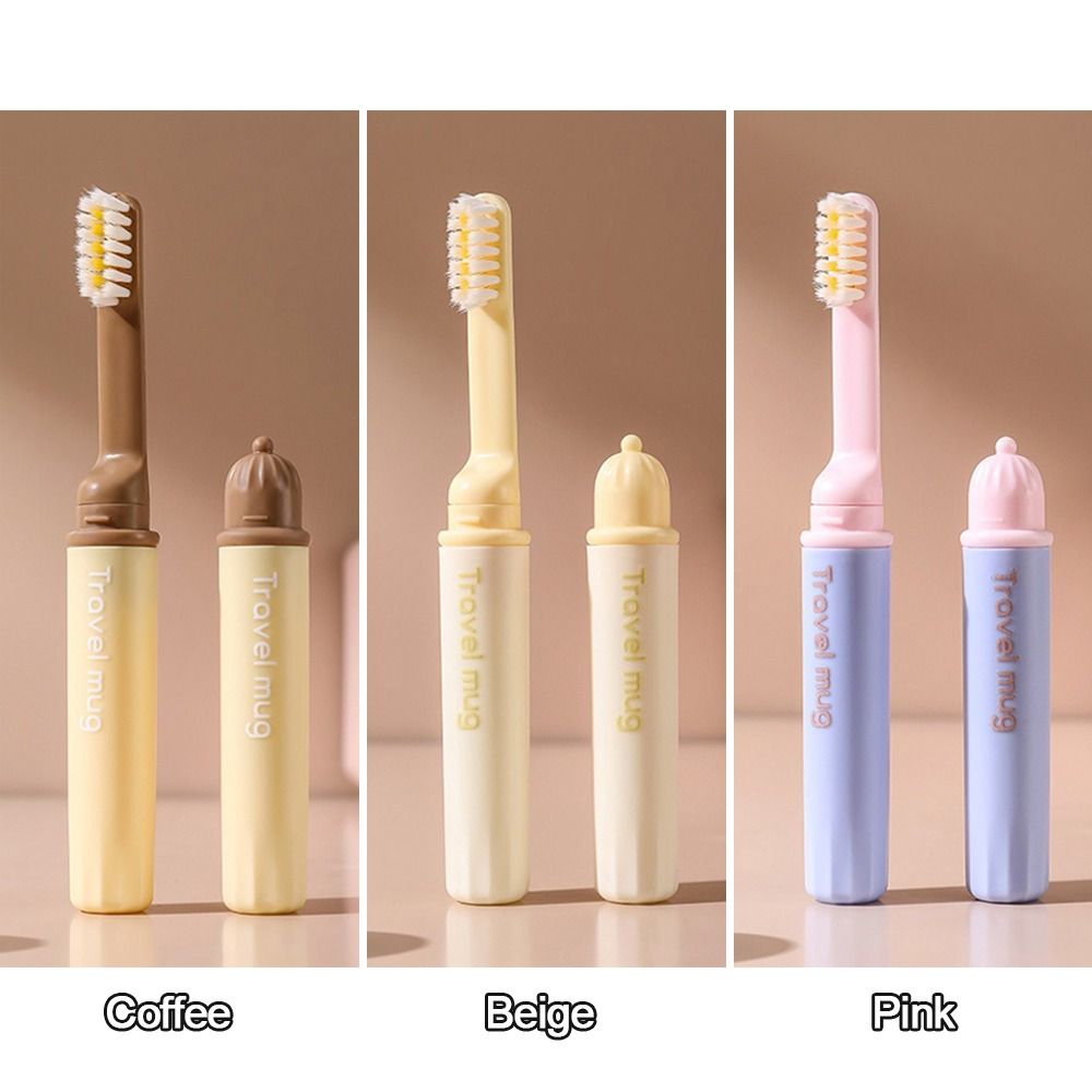 Plastic Folding Toothbrush Mini Oral Cleaning  Travel Camping Hiking Outdoor Supplies