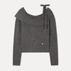 MIXXO Oversized Off-Shoulder Layered Pullover_Miwkag116T