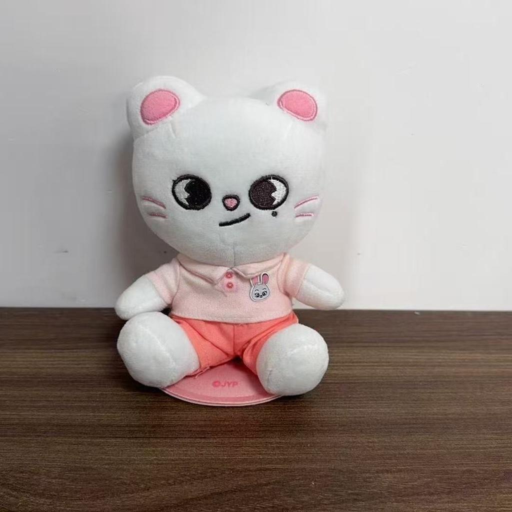 New K-Pop Stray Kids Cartoon Plush Toy Skzoo Plush Doll Sitting Bangchan Felix Plush Doll Surrounding Birthday Gifts