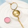Sturdy Stainless Steel Lipstick Holder Bracelet Featuring Shell Design High Polish Finish for Everyday Wear
