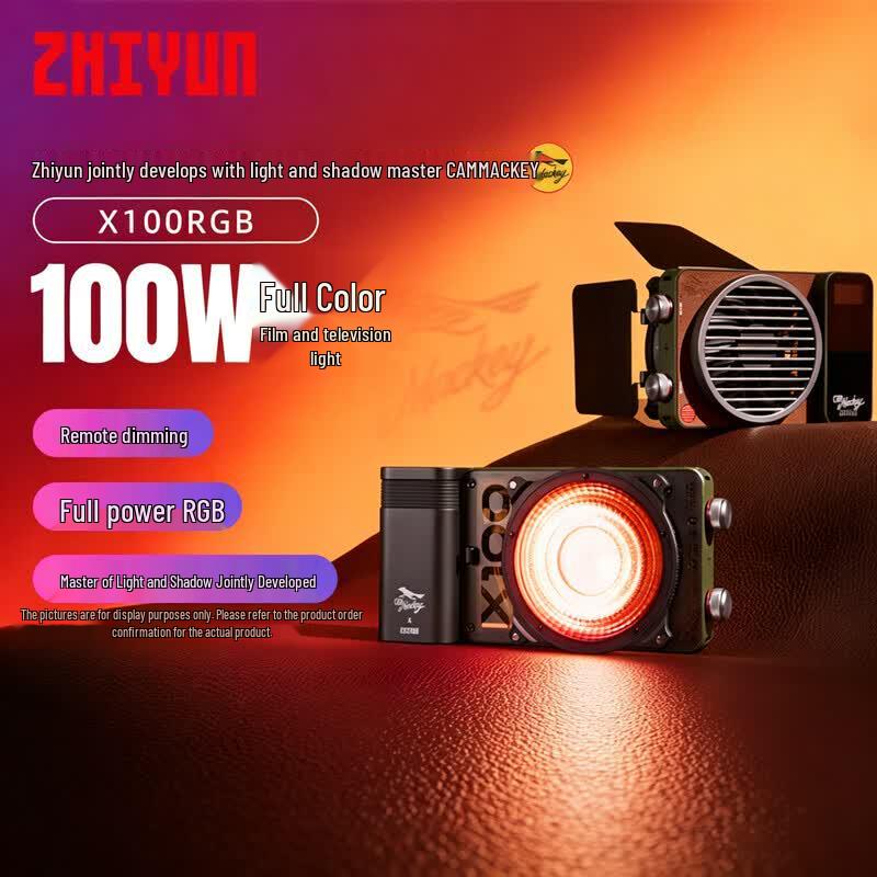Zhiyun X100 RGB 100W Full-Color Portable COB LED Video Light