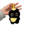 Kawaii Black Kitten Squeaky Plush Keychain Cartoon Cat Stuffed Doll Keyring Cute Bag Pendant Backpack Hanging Decoration Gifts