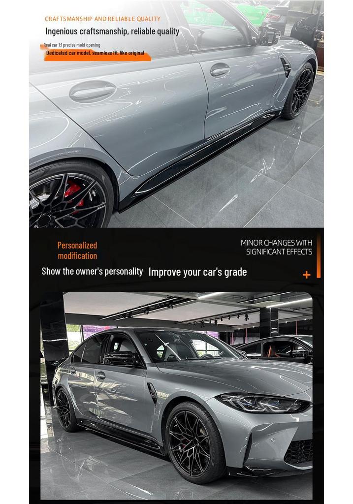 BMW M3 G80/G81 MP Style Side Skirt Diffuser Kit (2021+)