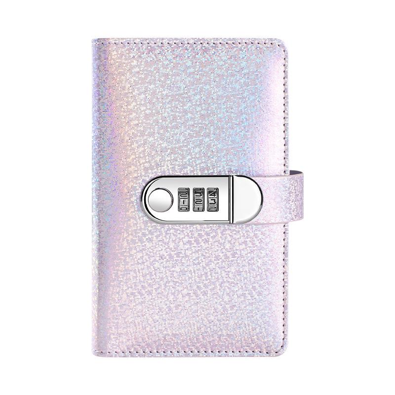 Crystal Clear A6 Password Lock Cash Savings Book Wallet