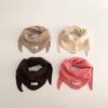 Baby Cashmere Scarf Winter Warm Wool Triangular Scarves for Toddler Boy Girl Solid Color Soft Knitted Kids Neckerchiefs Shawls