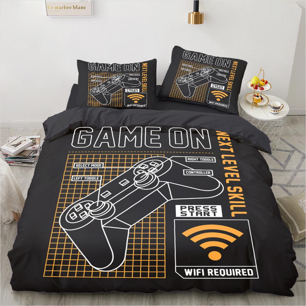 3D Printed Game Series Duvet Cover King Twin Queen Double Size Kit Pillowcase  New Wholesale Colorful Bedspread